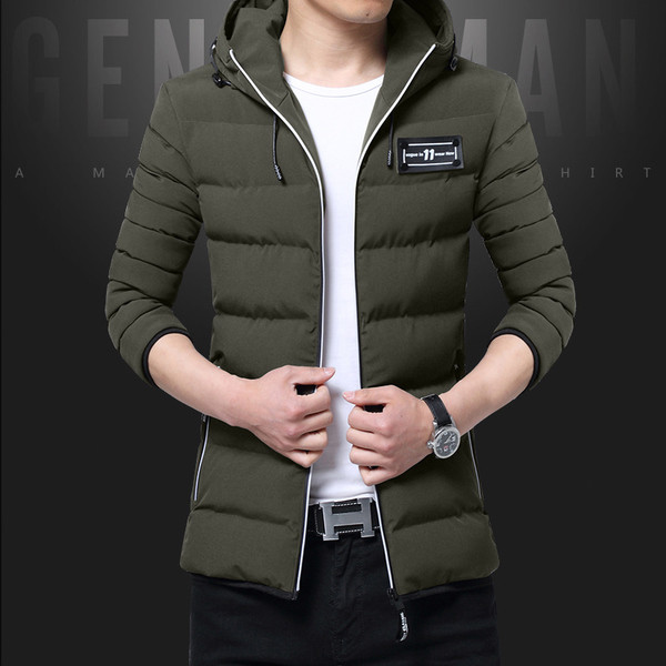 Ανδρικό σακάκι για άντρες με μοντέλο με κουκούλα σε διάφορα χρώματα