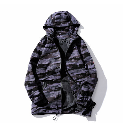 Μακρύ χειμωνιάτικο σακάκι κατάλληλο για αγόρια και κορίτσια με δημοφιλές σχέδιο και κουκούλα