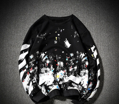 Μοντέλο περιστασιακής μπλούζας ατόμων HIP-HOP σε σχεδιαγράμματα