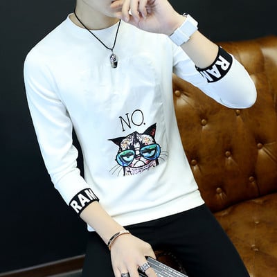 Ανδρική μπλούζα με μακριά μανίκια σε διάφορα χρώματα