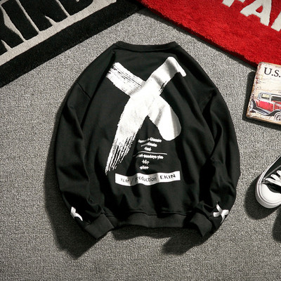 Το casual πουκάμισο ανδρών με κολάρο σε σχήματος Ο, σε ύφος hip-hop