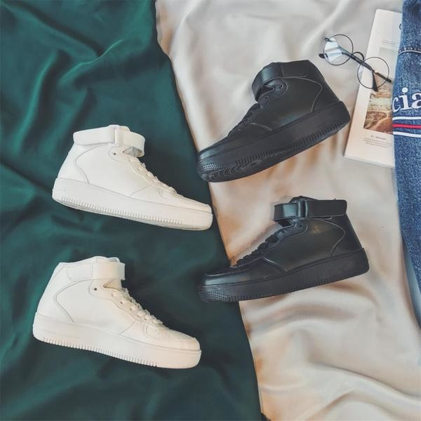 Αντρικά πάνινα παπούτσια ανδρών με γραβάτες και ραβδιά + Υψηλή πέλμα χωρίς χτυπήματα