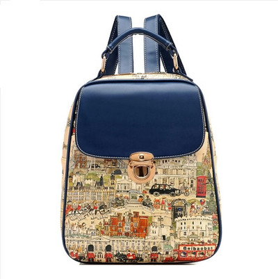 Γυναικεία δερμάτινη φούστα με ενδιαφέρον μοτίβο