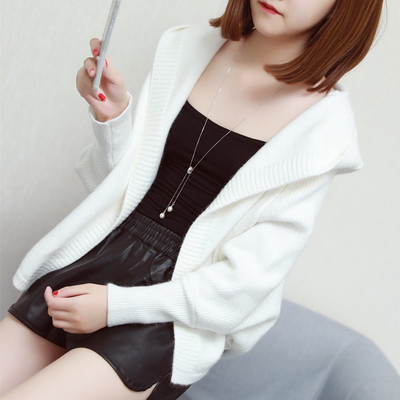 Γυναικείο φθινόπωρο με κουκούλα γιλέκο