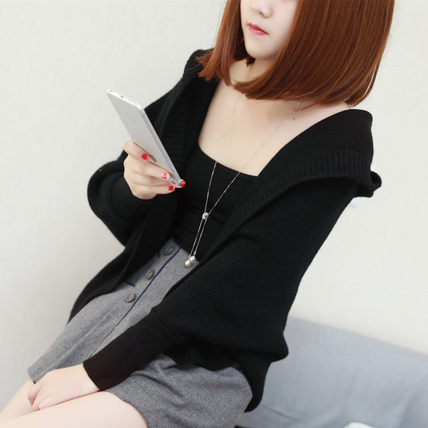 Γυναικείο φθινόπωρο με κουκούλα γιλέκο