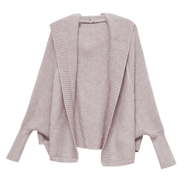 Γυναικείο φθινόπωρο με κουκούλα γιλέκο