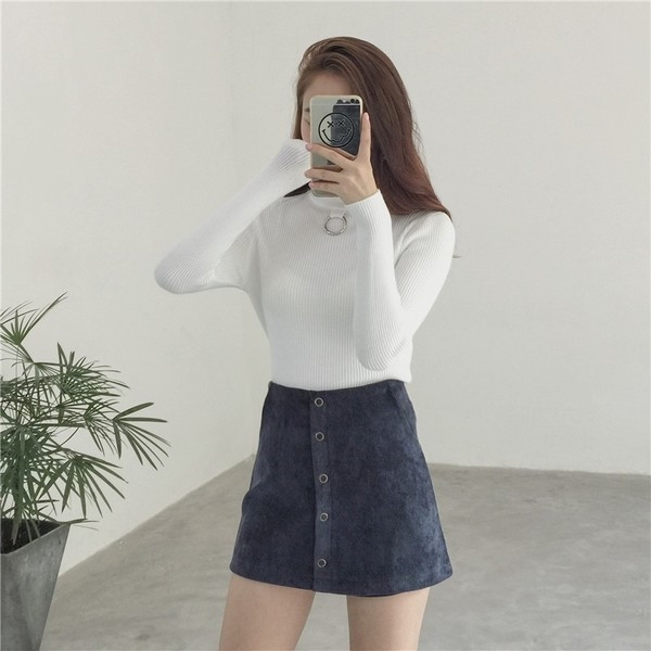 Φανελάκι φθινοπώρου-χειμώνα με δαχτυλίδι σε διάφορα χρώματα