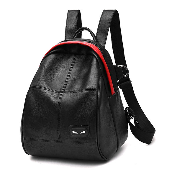 Καθημερινή μίνι γυναικεία γιλέκο με απαλό οικολογικό δέρμα