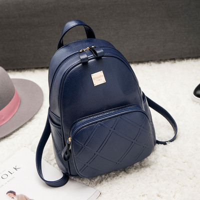 Μικρό δερμάτινο σακίδιο με φερμουάρ και μαλακούς ιμάντες, οικολογικό δέρμα