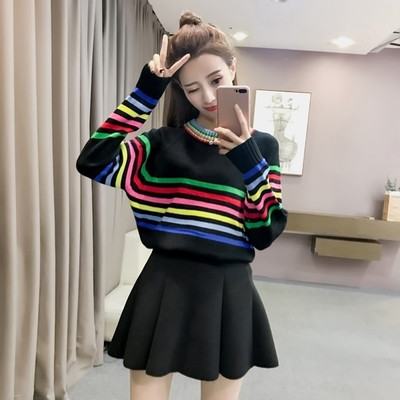 Сладък есенно-зимен дамски пуловер