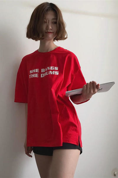 Γυναικεία μπλούζα με διαφορετικά χρώματα