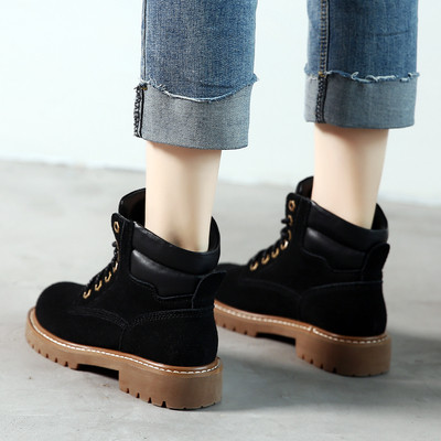 Vintage μπότες σε δύο χρώματα