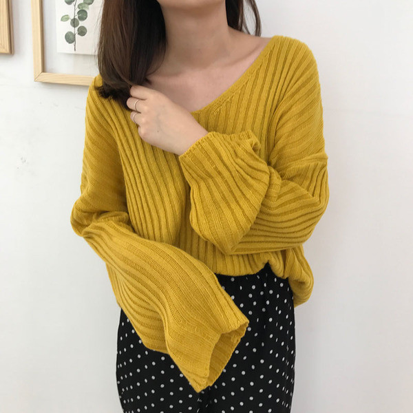 Καθαρίστε το καθημερινό πουλόβερ κυρία ευρύτερο σχέδιο σε διάφορα χρώματα