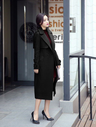 Πολύ κομψό μακρύ παλτό κυρίες σε διάφορα χρώματα