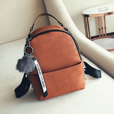 Γυναικείο σακίδιο με τσέπες σε τρεις τσέπες σε τσέπες