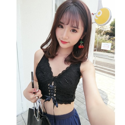 Μοναδική γυναικεία δαντέλα στην δαντέλα δαντελλών δαντέλων σε μαύρο και άσπρο