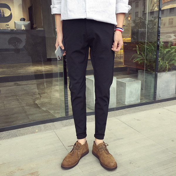 Νέα casual παντελόνια ανδρών μέχρι και σήμερα σε μαύρο χρώμα