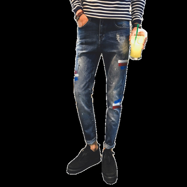 Αθλητικά κομψά τζιν ανδρικά