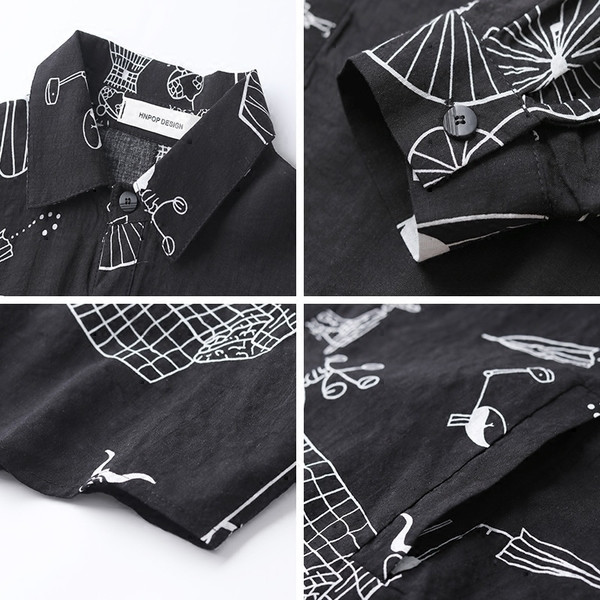 Κομψό ανδρικό πουκάμισο με φαρδιά σχέδια