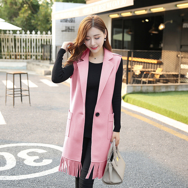 Κομψή κυρίες μακρύ μανικέτι μανσέτα και κουμπί