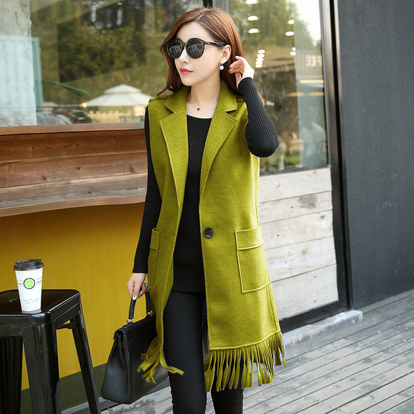 Κομψή κυρίες μακρύ μανικέτι μανσέτα και κουμπί