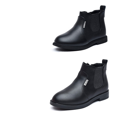 Παιδικές μπότες για κορίτσια με επίπεδη σόλα σε τρία χρώματα