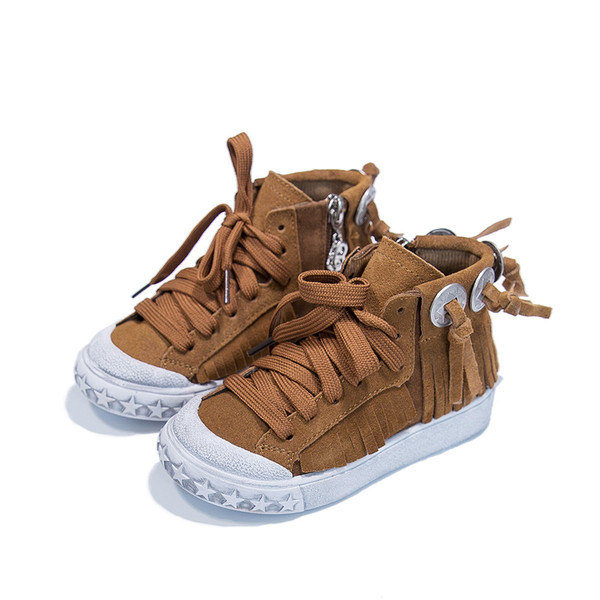 Μοντέρνα αναπνεύσιμα παιδικά πάνινα παπούτσια για κορίτσια με περιθώρια