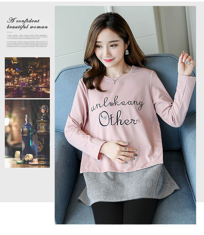 Set zilnic de bluză și jambiere pentru gravide în diferite culori