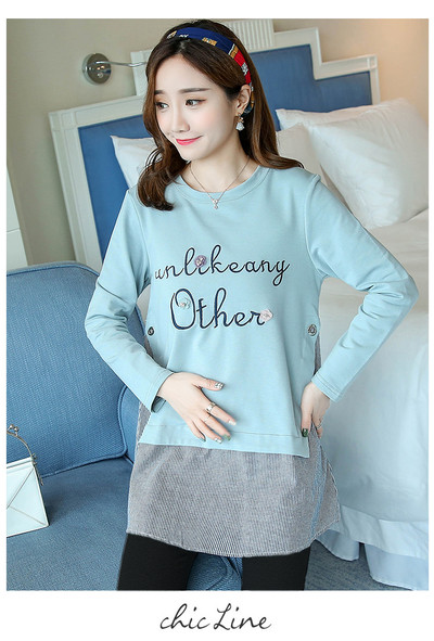 Set zilnic de bluză și jambiere pentru gravide în diferite culori