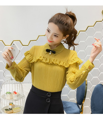 Stílusos női rakott ing díszítéssel