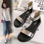 Πολύ όμορφες κυρίες του αθλητισμού σανδάλια με χαμηλή σόλα