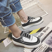 Άνετα γυναικεία παπούτσια σε τρία χρώματα με ψηλά πέλματα