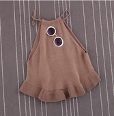 Модерен дамски потник в много цветове с ретро мотиви