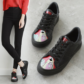 Страхотен дамски кец с илюстрация 