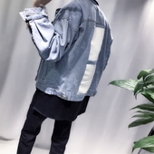 Много стилно мъжко дънково яке в два цвята