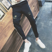 παντελόνια Μεγάλη ανδρών με μπάλωμα και καμουφλάζ μοτίβο