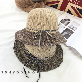 Плетена дамска шапка в най-различни цветове подходяща и за плаж