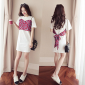 Страхотна ежедневна тениска тип туника в два различни цвята с шарени мотиви