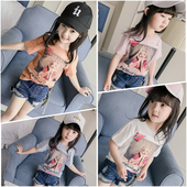 Страхотна тениска с къс ръкав и апликация "Marilyn Monroe'' в четири различни цвята