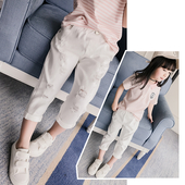 Уникални и много модерни дънкови панталони с крачол стил 7/8