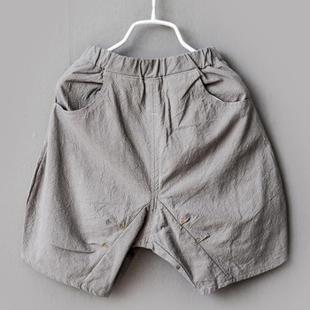 Шалварести къси панталони за момче в два различни цвята 