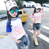 Ежедневна блузка с къс ръкав в три цвята и надпис