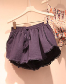 συνδέσεις παντελόνια ύφασμα πλατύ και κοντό ελαστικό κυρίες