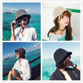 Μεγάλη κυρίες πτυσσόμενα καπέλο για την προστασία από τον καυτό ήλιο