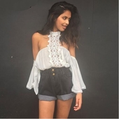 μπλούζα δαντέλα σιφόν μανίκια κομψές κυρίες