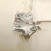 Μεγάλη κυρίες τζιν σορτς με αστερίσκους