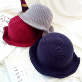 Αναδιπλούμενο κυρίες καλοκαίρι καπάκι σε πέντε διαφορετικά χρώματα