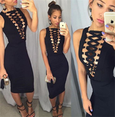 Εξελιγμένα κυρίες φόρεμα με ρίγες