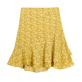 Свежа дамска шарена пола с висока талия перфектна за горещите летни дни