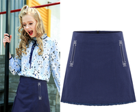 Καθημερινά κυρίες φούστα με όμορφα κεντήματα